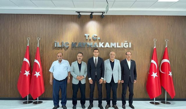 İl Genel Meclisi Başkanı Şireci'den İliç Kaymakamı Hacı Demirci'ye Ziyaret