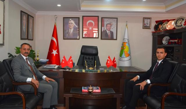 Kaymakam Demirci'den Belediye Başkanı Elçi'ye İade-i Ziyaret