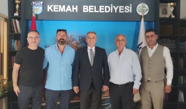 Kemahlılar Derneği'nden Başkan Cevdet Bayram'a Ziyaret