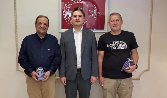 Çaldere Köyü Heyetinden Kaymakam Arıkan'a Ziyaret