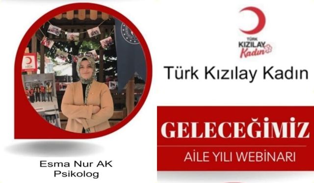 Kızılay Kadın'dan Ebeveynlere Özel Webinar