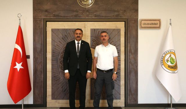 İliç Belediye Başkanı Mehmet Elçi’den Orman Bölge Müdürü Karakurt’a Ziyaret