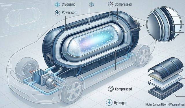 Otomobillerde Devrim: Kriyojenik Güçle Hidrojen Depolama Çağı Başlıyor