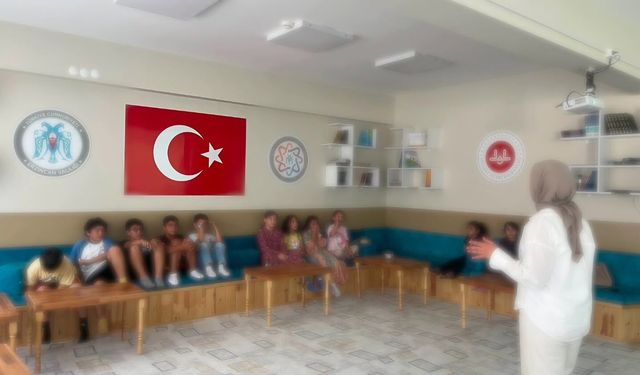 Değer Erzincan Yaz Okulu'nda Çocuklara Empati Eğitimi