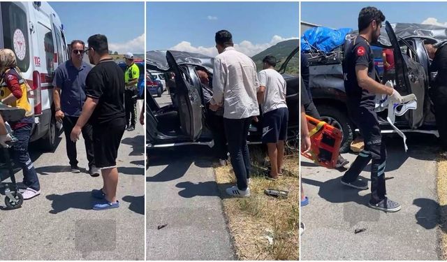 Refahiye'de Kaza: 2 Yaralı, Birinin Durumu Ağır (VİDEO)