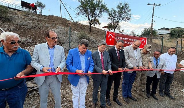 Şehit İsmet Türkmen’in İsmi Bağıştaş’ta Ölümsüzleşti