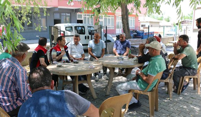 Tarım İl Müdürü Alper Koçaker Uluköy'de Çiftçilerle Buluştu