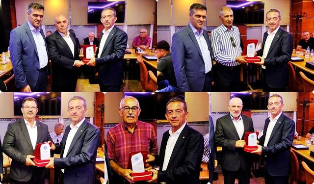 Erzincan TSO Gıda Komitesi Toplandı: 40 Yıllık Çınarlara Plaket