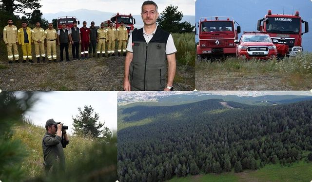 Erzincan ve Bölge İllerinde Ormanlar 7/24 Teyakkuzda