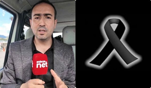 Erzincanlı Gazeteci Alparslan Kanmaz'ın Acı Günü