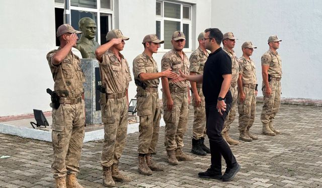 Kaymakam Taşkıran’dan Gümüşakar Jandarma Karakolu’na Ziyaret