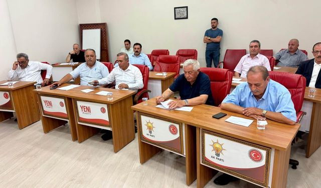 Erzincan İl Genel Meclisi ağustos ayı toplantısını gerçekleştirdi