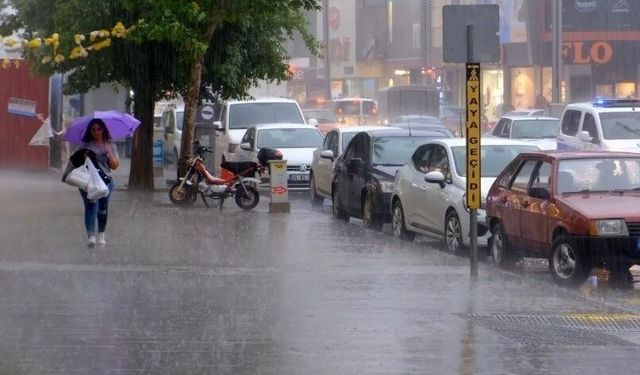 Meteoroloji'den Erzincan için sağanak uyarısı