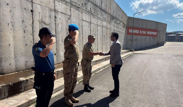 Kaymakam Taşkıran’dan Jandarma Komando Tabur Komutanlığına Ziyaret