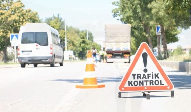Erzincan’da Trafikte Drone Denetimi