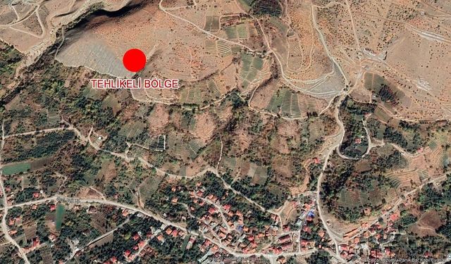 Üzümlü'de heyelan riski nedeniyle tahliye uyarısı