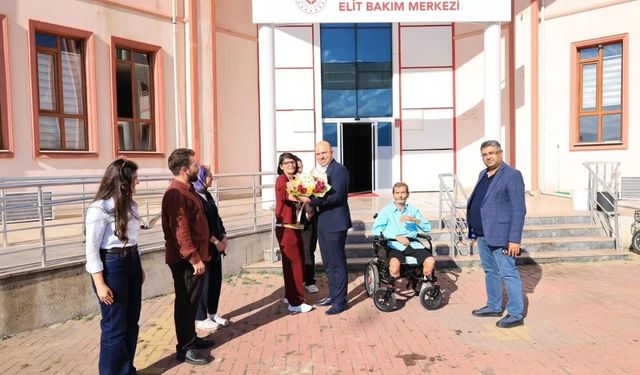 Erzincan’da bakım merkezine denetim ziyareti