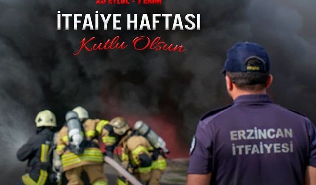 Başkan Aksun itfaiyecilerin haftasını kutladı