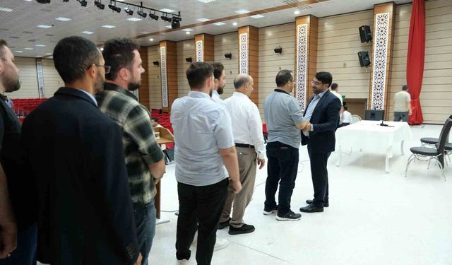 Erzincan İl Müftüsü Fakirullahoğlu personelle vedalaştı