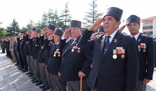 Erzincan'da 19 Eylül Gaziler Günü için tören düzenlendi