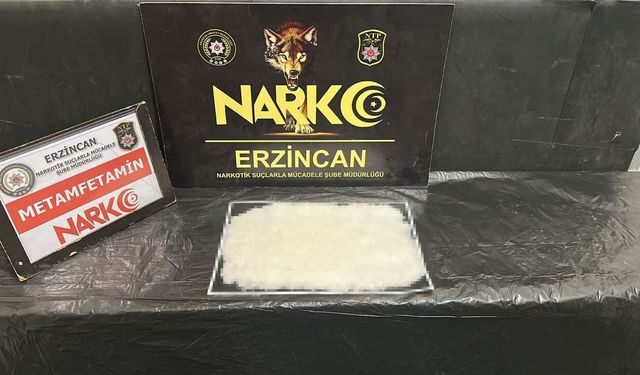 Midesinde Metamfetamin Taşıyan Şahıs Erzincan'da Tutuklandı