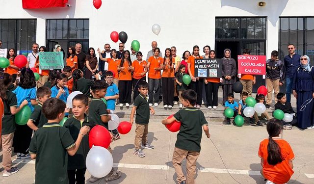 Erzincan’da Öğrencilerden Gazze’deki Çocuklara Destek!