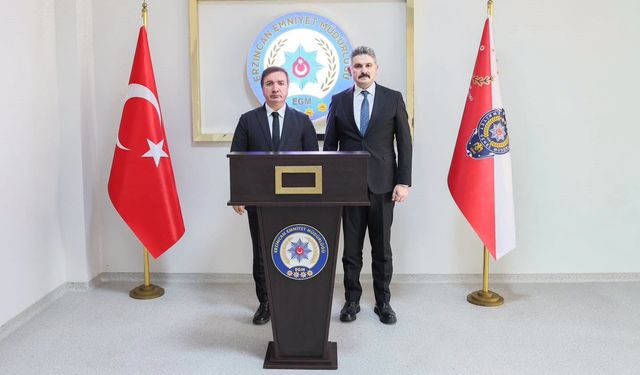 Vali Aydoğdu'dan Emniyet Müdürü Doköz'e iade-i ziyaret