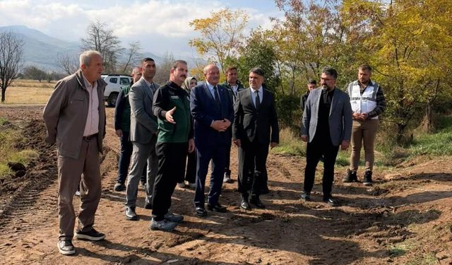 Erzincan’da arazi toplulaştırmasında 164 kilometrelik yol tamamlandı