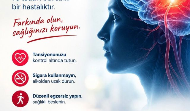 Erzincan'da Dünya İnme Günü Nedeniyle Uyarı Yapıldı