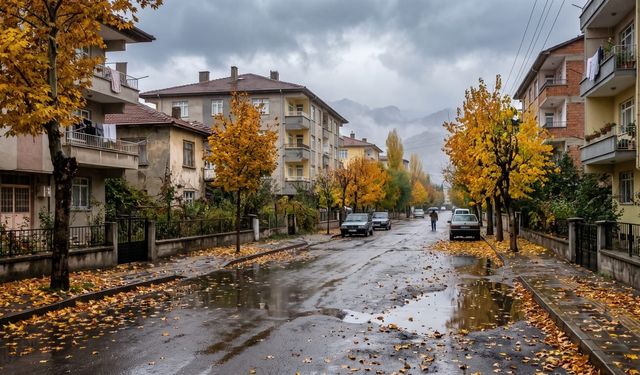 Erzincan İçin Hafta Sonu Yağış ve Soğuk Uyarısı