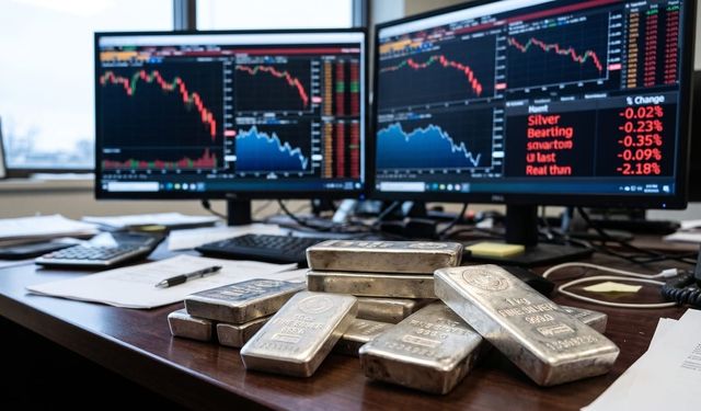 Gümüşte Sert Düşüş: Yılın En Düşük Seviyesine Geriledi