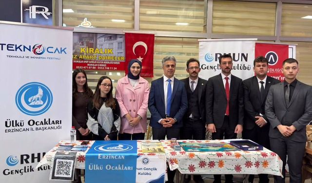 Rektör Kuyrukluyıldız’dan Orhun Gençlik Kulübü Standına Ziyaret