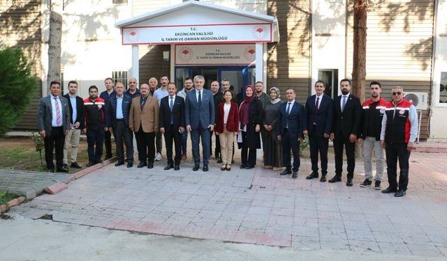 Tarım ve Orman Bakanlığı Heyetinden Erzincan’da İnceleme