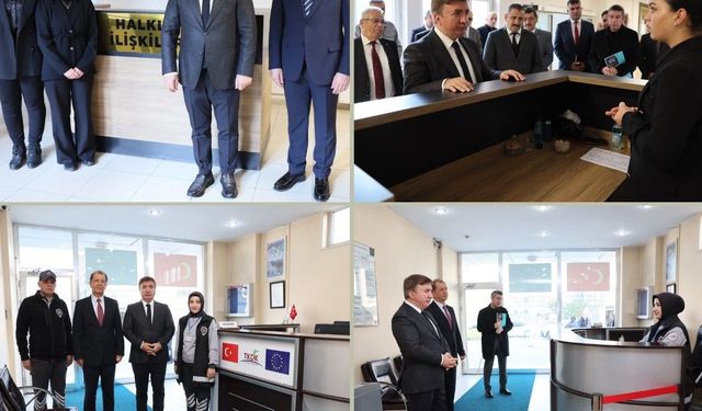 Vali Aydoğdu, Halkla İlişkiler Bürolarını İnceledi