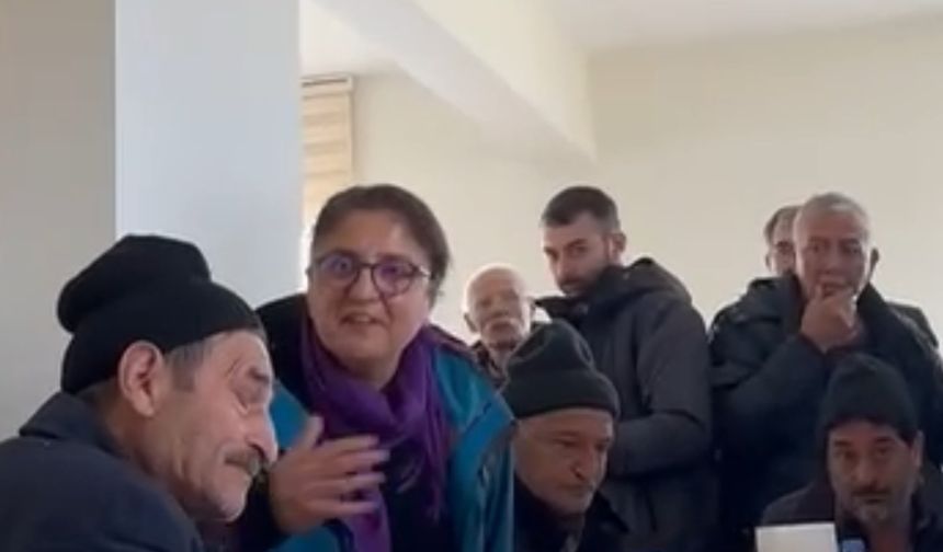İliç'te kayıp madenci yakınlarını DEM'li vekil ziyaret ederse ne olur konulu video