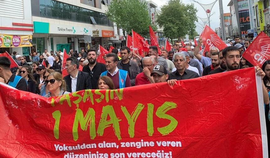 İşçi Bayramı Erzincan'da kutlandı