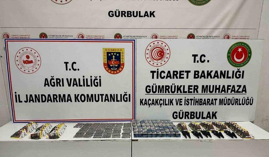 Ağrı’da uyuşturucu ve kaçakçılık operasyonu