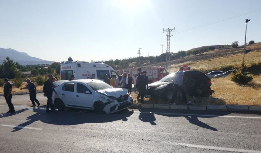 Elazığ’da trafik kazası: 1 yaralı