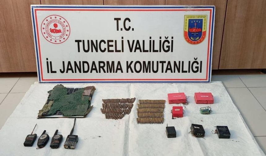 Tunceli’de teröristlerin kullandığı 30 sığınak ve mağara imha edildi