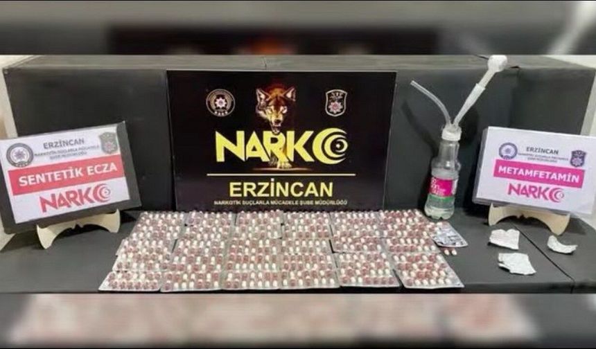 Erzincan’da uyuşturucu ticareti yapan 1 kişi yakalandı