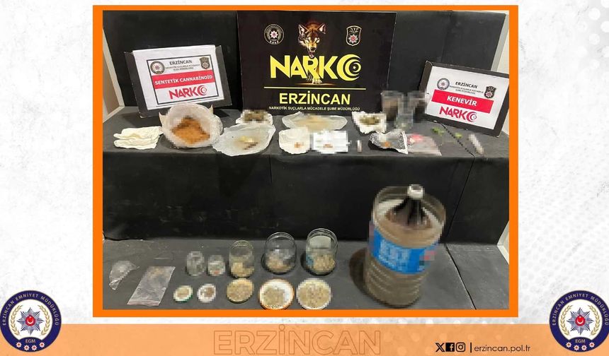 Erzincan’da Bonzai Operasyonu: Bir Kişi Tutuklandı!