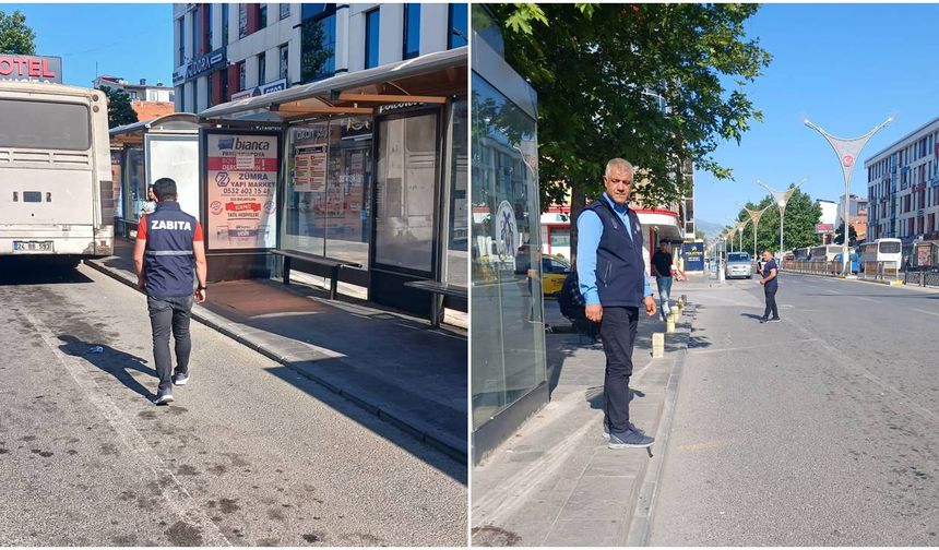 Erzincan Zabıtası YKS Günü Görev Başındaydı