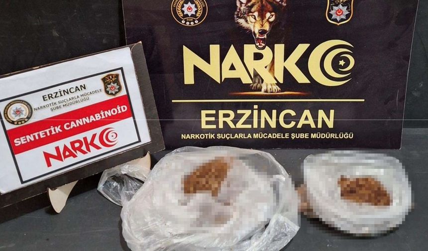 Erzincan’da 56,85 Gram Bonzai Ele Geçirildi