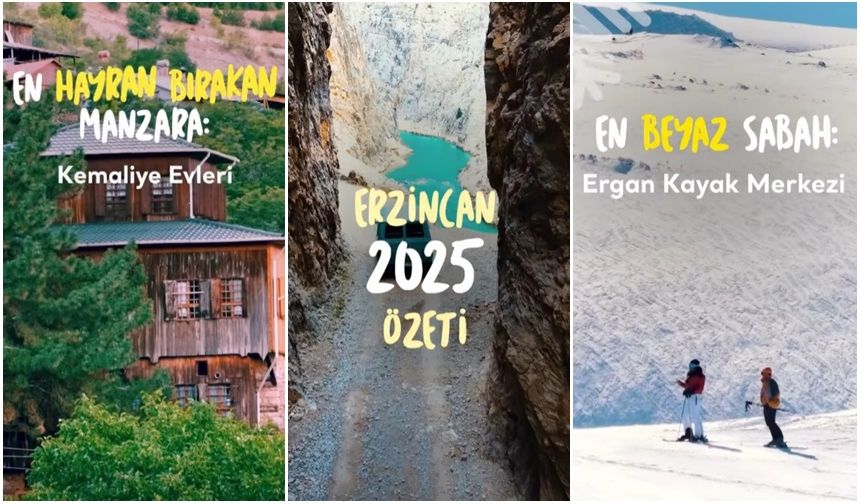 Erzincan’ın Doğası ve Tarihi Bu Videoda Buluştu