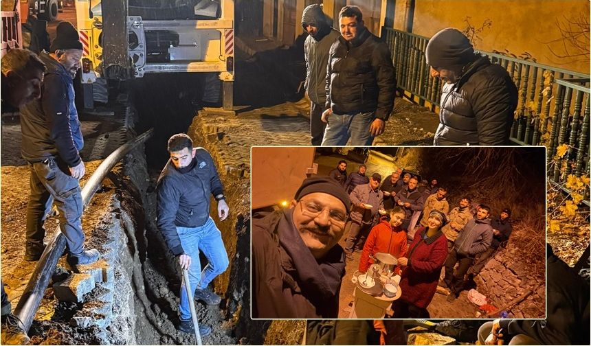 Kemaliye'de Bir Su Arızasından Doğan Dayanışma Hikâyesi