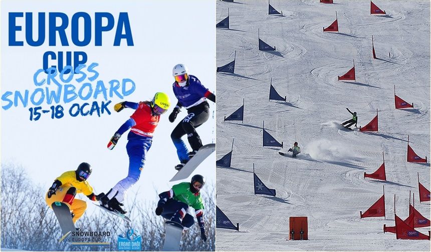 Ergan Dağı’nda Avrupa Fırtınası: Snowboard Euro Cup 2026 Erzincan’ı Zirveye Taşıyacak