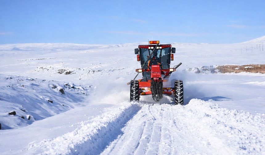 Erzincan’da 335 Köy Yolu Ulaşıma Kapandı: 92 Kişilik Ekip Sahada