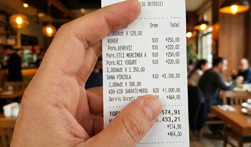 Restoranlara Uyarı Tekrarı: Servis Ücreti Yasak!