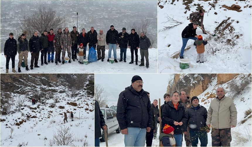 Kemaliye’de Kışa Karşı Vicdan Seferberliği: Yaban Hayatı İçin Doğaya Yem Bırakıldı