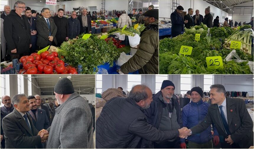 CHP’den Cumartesi Pazarı’nda Ekonomi Mesajı